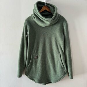 Deso‎ Fleece, sz Small, turtleneck, pullover, winter, layering, warm, polyester